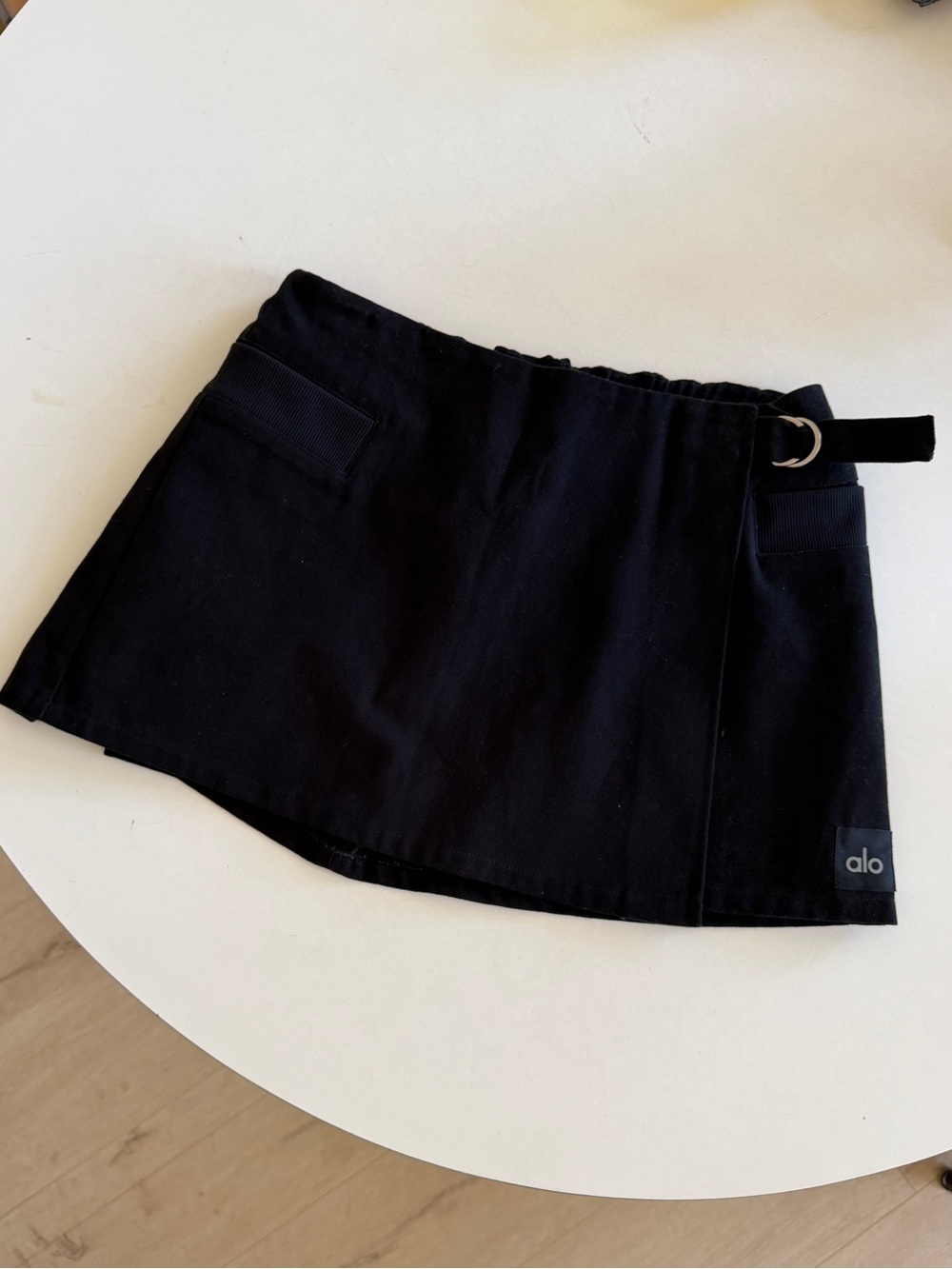 ALO Main Character Mini Skirt in Black - Small - Picture 2 of 10